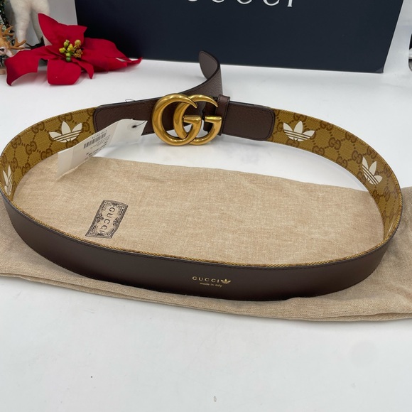 Men’s Gucci, X Adidas, GG Marmont belt size 95 cm/38 inches made in Italy - Picture 4 of 6